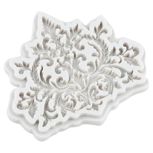 Baroque Style Silicone Molds Curlicues Scroll Lace Fondant Mold - color: Style ZQ