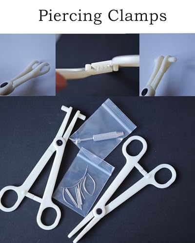 Piercing Taper Piercing Ball Grabber Tool Kit 14G 16G 18G and 20G Piercing Taper Insertion Tools for Flat Back Internal,External,Threadless Piercing Jewelry - style: Grabber&Tapers&Clamps