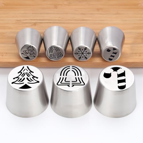 25 Pcs Extra Large Christmas Frosting Icing Tips Set