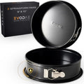 Springform Pan 9 Inch and 10 Inch Set, Nonstick Leakproof Springform Cake Pans, Cheesecake Pan, Removable Bottom, Carbon Steel Baking Pan, Dishwasher Safe, Gift Ready Box
