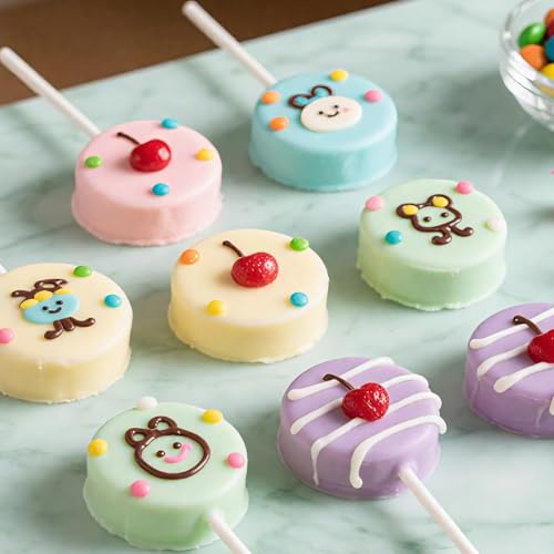 Round Cake Pop Mold Set with 9in Tray and Sticks- Blue - color: Blue（Round ）