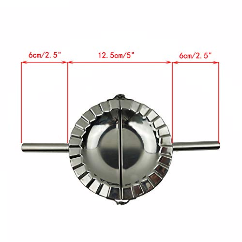 Stainless Steel Dumpling Maker, 5" Goya Empanada Press Mold XL