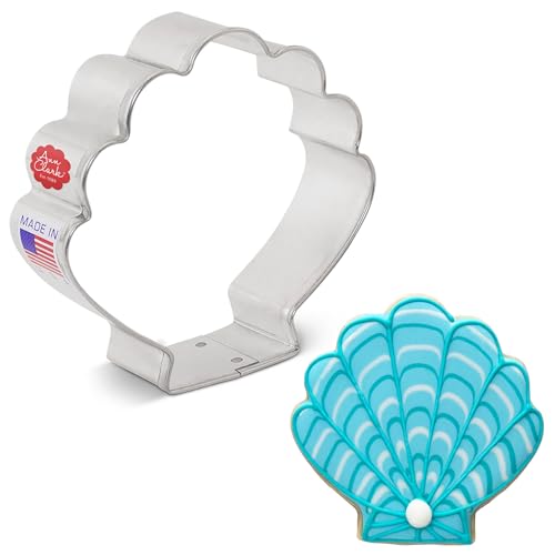 Ann Clark Seashell Cookie Cutter, 3-1/4" Made in USA - style: Seashell