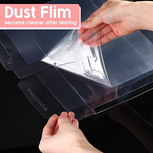 32 Pcs 6 x 6 x 5 Inch Clear Cake Box with Handle