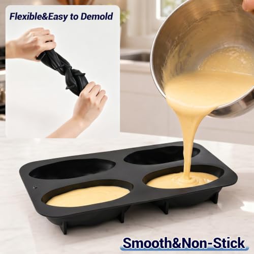3D Pistachio Silicone Mousse Mold, 6-Cavity Baking Mold - color: black-001