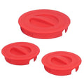 3 Pack Silicone Replacement Lids, Respectively Fits Pyrex 1-Cup, 2-Cup & 4-Cup Tempered Glass Liquid Measuring Cups, Reusable & Food-grade Silicone, Dishwasher & Microwave Safe - size: Lids For 1-Cup & 2-Cup & 4-Cup