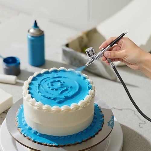 Colima Airbrush Gun Kit Dual-Action Gravity Feed Airbrush with 0.3mm Tip - color: Beginners Dual-Action Airbrush Kit