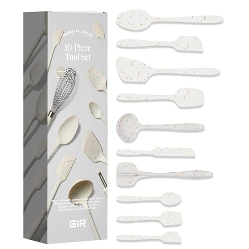 GIR: 10-Piece Silicone Ultimate Kitchen Utensils Set – Sprinkles - color: Sprinkles, size: 10 - Piece Set