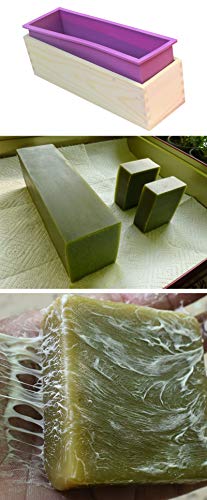 Voulosimi Cake Moulds - Making Cutting Mold with Wavy Cutter & Straight Slicer and 100 Pcs 6 x 6 inch Shrink Wrap Bags - color: Steel Straight Scraper/Cutting Mold Kit