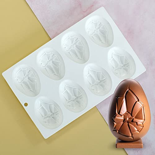 Mostsom Silicone Mold - Easter Egg Shaped Cake & Chocolate Mold, Non-stick Muffin & Cupcake Moulds for Easter Party - size: Easter Egg G