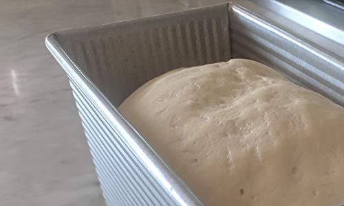 USA Pan Bakeware Pullman Loaf Pan, Large, Silver - size: 13 x 4, style: No Lid