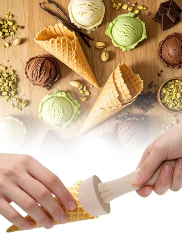 Cone Roller, Waffle Cone Form,Ice Cream Roller, Reusable