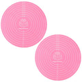 2Pcs 12" Silicone Cake Mat Non Slip Cake Turntable Mat