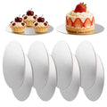 8 Pack 8 Inch Round Cake Boards,Silver Cardboard Cake Rounds - color: Silver, size: 8Inch, style: Classic Round