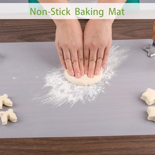 Small Silicone Mats for Kitchen Counter: Heat Resistant 7.9" x 9.5" 2Pcs - color: Clear(1mm 2Pcs), size: 9.5"L x 7.9"W