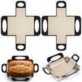 Qianyu 2 Pcs Silicone Bread Loaf Pan Liners Reusable Bread Baking Mat