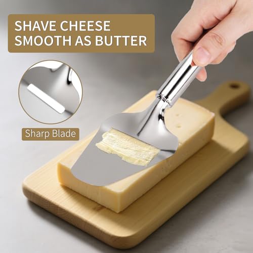 Stainless Steel Handheld Cheese Slicer for Block Cheese Cutting