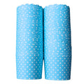 Paper Baking Cups (Polka Dots), Greaseproof Disposable Cupcake Liners (Turquoise, Large Cups (50-Pack)) - color: Turquoise
