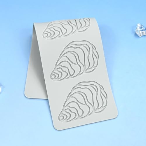 mostsom Silicone Lace Mold for Embossing, Oysters Shape Cake Impression, and Decorating (B_ Oysters) - size: 11.5"L x 3.4"W