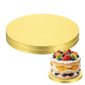 uxcell Cake Boards, 8 Inch Round Cake Drums, Gold Tone, 2 Pcs - color: Gold Tone, size: 8 Inch