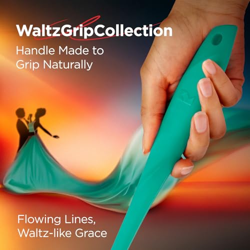 Kitchen Mama WaltzGrip Platinum Silicone Basting Pastry Brush, Teal - color: Teal