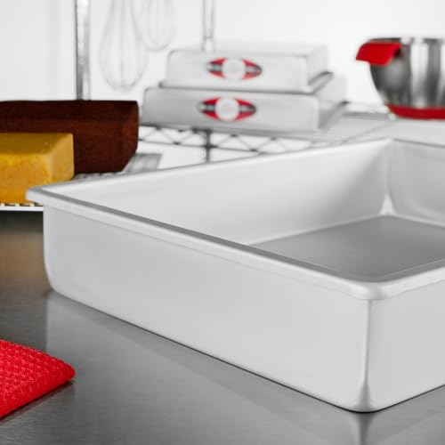 Fat Daddio's POB-12163 Anodized Aluminum Sheet Cake Pan, 12 x 16 x 3 Inch - size: 12 x 16 x 3 Inch, style: 3" Deep