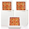 qiqee 10x10x2.5 Inch White Pie Boxes with Window 12Packs Cookie Donut Bakery Box (Auto-pop Up) - color: 12Packs, White