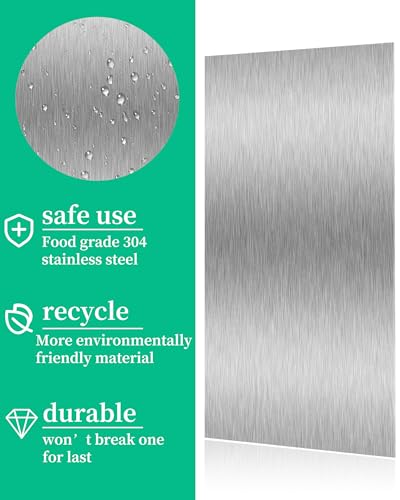 8.6 Inch Metal Cake Scraper Smoother Cake Decorating Supplies Kit, 3 Pcs - size: Cake Comb-1