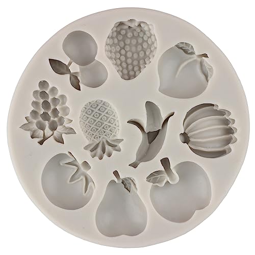 Sijiangmold Vegetable Fruit Silicone Mold Flower Leaf Fondant Mold - color: Style C