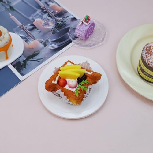 Cake Decorating Turntable,5.5inch Rotating Cake Turntable,White - color: White