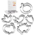 MrCookie Large Autumn/Fall Cookie Cutters,Thickened Stainless Steel - color: Fall/Thanksgiving