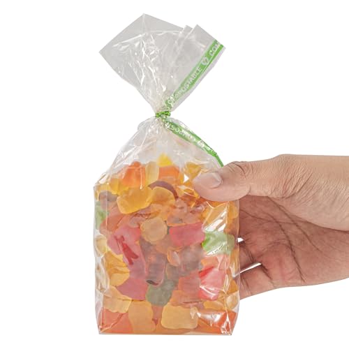 Restaurantware 3 x 2 x 8 In Clear Plastic Gusset Bread Bags, 100 Count - size: 3" x 2" x 8" - Wicker Dispensing