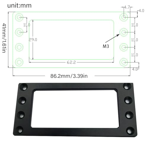 2.5in Solid Disk Mounting Bracket Aluminum Cooling Rack for 2.5Inch Hard Drive Solid Disk Multiple Layer Stackable