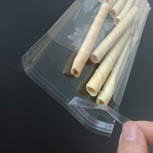 200pcs 4"x9" Clear Resealable Cellophane Bag Self Adhesive Seal - size: 4x9 Inch (Pack of 200)