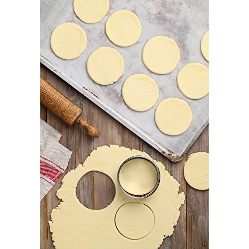 Mrs. Anderson's Baking Cookie Fondant Cutters, Graduated Round - size: Set of 5