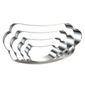 Hot Dog Cookie Cutter Set - 5 inch, 4 inch, 3 inch, 2 inch - 4 Piece Cookie Cutters Shapes Biscuit Fondant Clay Molds - Stainless Steel - color: Hot Dog