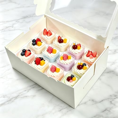 Dessert Shooter Boxes, Pack of 6, Each Holds 12 5oz Cups - size: 12.6x8.9x5.3 inches