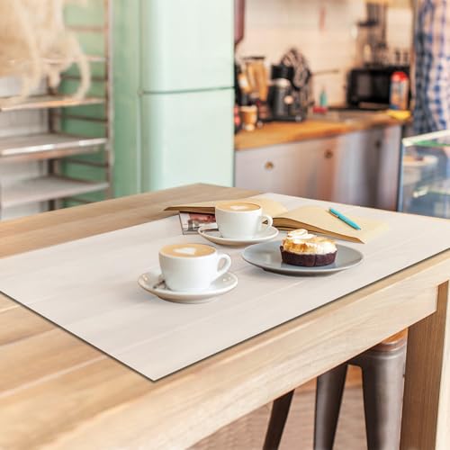 Silicone Protector Mat 47x24 Inch,White Translucent - color: White