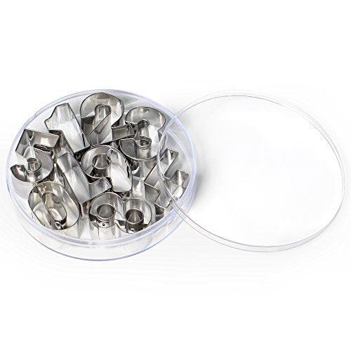 1.7-Inch Number Cookie Cutters, Cake Decorating Number Cutters (9PCS/ Set)