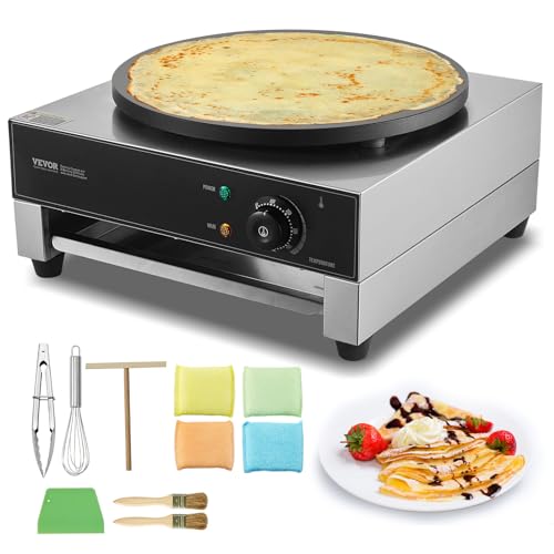 VEVOR Commercial Waffle Maker 1 Pc, Electric Stainless Steel - size: 1 Pc