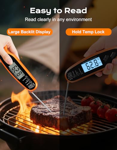 Digital Meat Thermometer for Cooking with Dual Probe