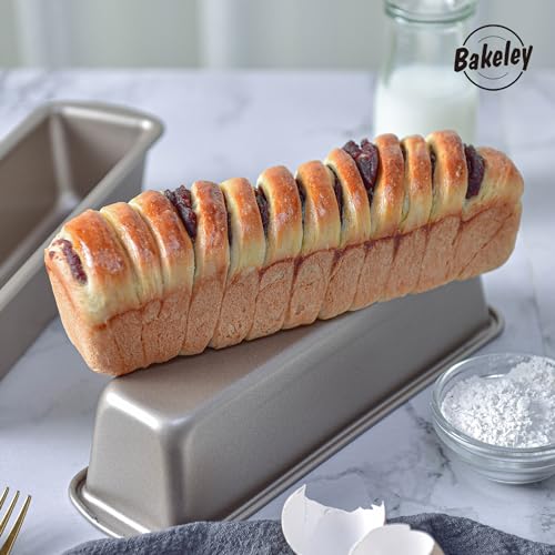 10 Inch Rectangle Loaf Pan 2 Pack Nonstick Bakeware for Oven Baking - size: 10" 2.8Lb 2Pcs