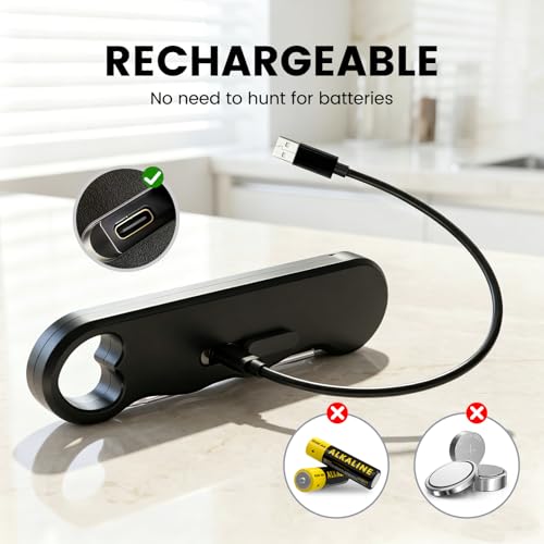 0.3s Fast Read Meat Thermometer – USB-C Rechargeable,Black - color: Black