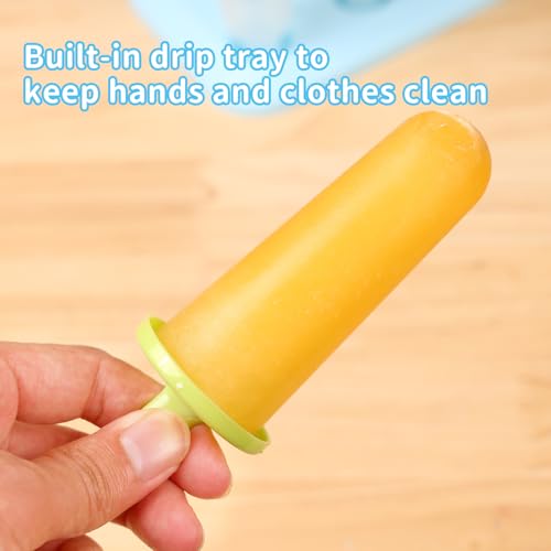 3 Sets Popsicle Molds Ice Pop Maker with Funnel Brush