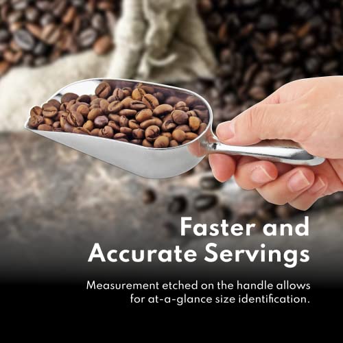 New Star Foodservice 34547 Round Bottom Bar Ice Scoop, 24-Ounce, Silver - size: 24-Ounce