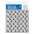 PA Essentials Stencil Santa Pattern for Painting on Wood, Canvas, Paper, Fabric, Wall and Tile, Reusable DIY Art and Craft Stencils for Painting, 6"x6" Inches - color: Santa