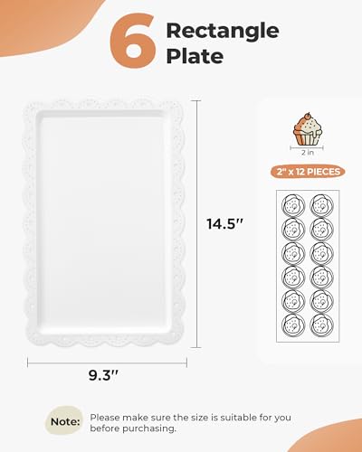 Kootek 10pcs Cupcake Stand Dessert Table Display Set Serving Tray for Party - color: Gold & White, size: 10 Set