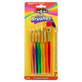 Cra-Z-Art Artist Brushes, Assorted Sizes Blist Carded, 7 Count