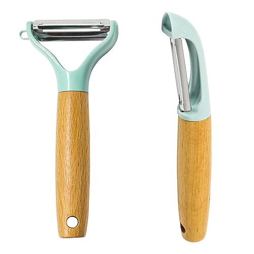 Beille 2pk Kitchen Gadgets Y Peeler and Lancashire Peeler Cooking Tools Set - style: Peeler Set