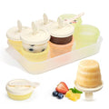 haakaa Silicone Popsicle Molds for Kids, Collapsible Ice Pop Molds, 6 Pack